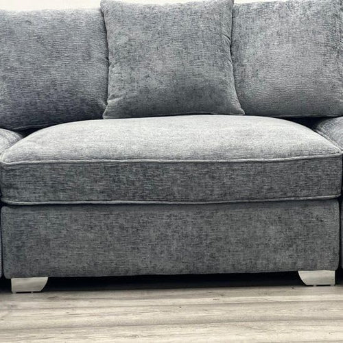 Bishop U Shape Sofa | Living Room Corner Suite with Footstool | Fabric