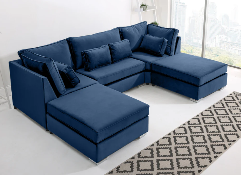 U Shape Fullback + Extra Cushions