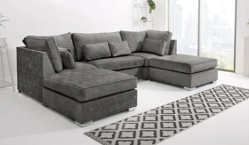 Chenile U Shape Fullback | Extra Cushions