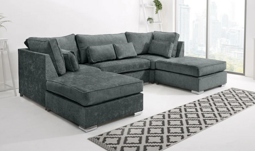 Chenile U Shape Fullback | Extra Cushions