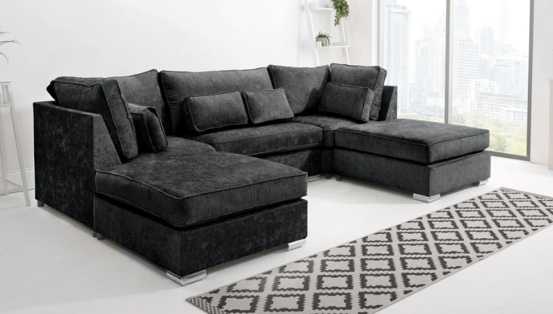 Chenile U Shape Fullback | Extra Cushions