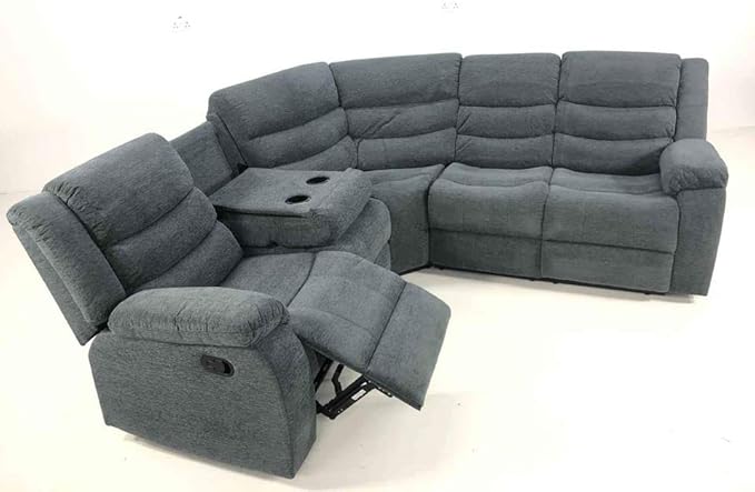 Close-up of deep button tufting and silver trim on Malibu Chesterfield sofa