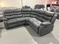Roma Leather Corner Recliner Sofas with Cupholders - IQ Sofas