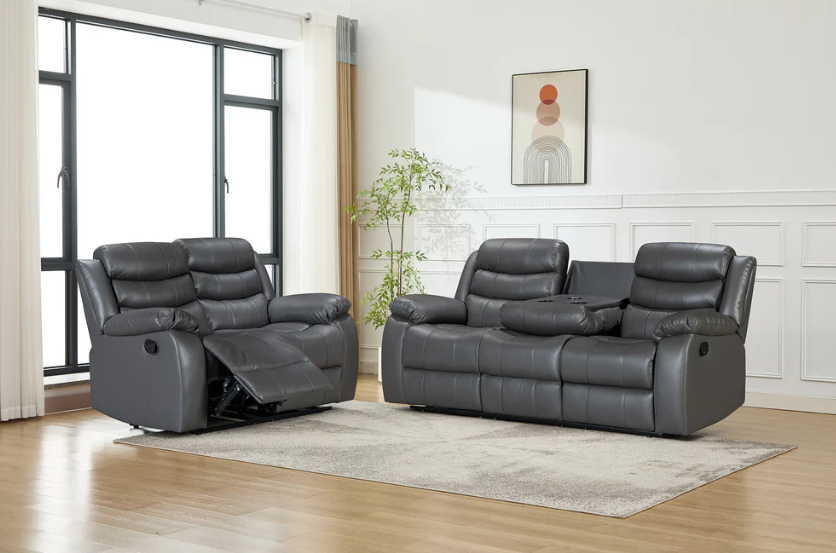 Roma Leather Manual Recliners