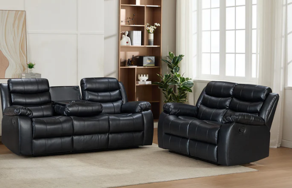 Roma Leather Manual Recliners