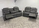 3+2 Roma Leather Recliner Sofas with Cupholders
