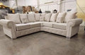 Special Offer – Luxury Epping Corner Sofa | Cream Plush | 2C2 | FREE DELIVERY