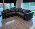 2C2 | FARROW SHANNON Corner Sofa | Black & Grey | FREE DELIVERY