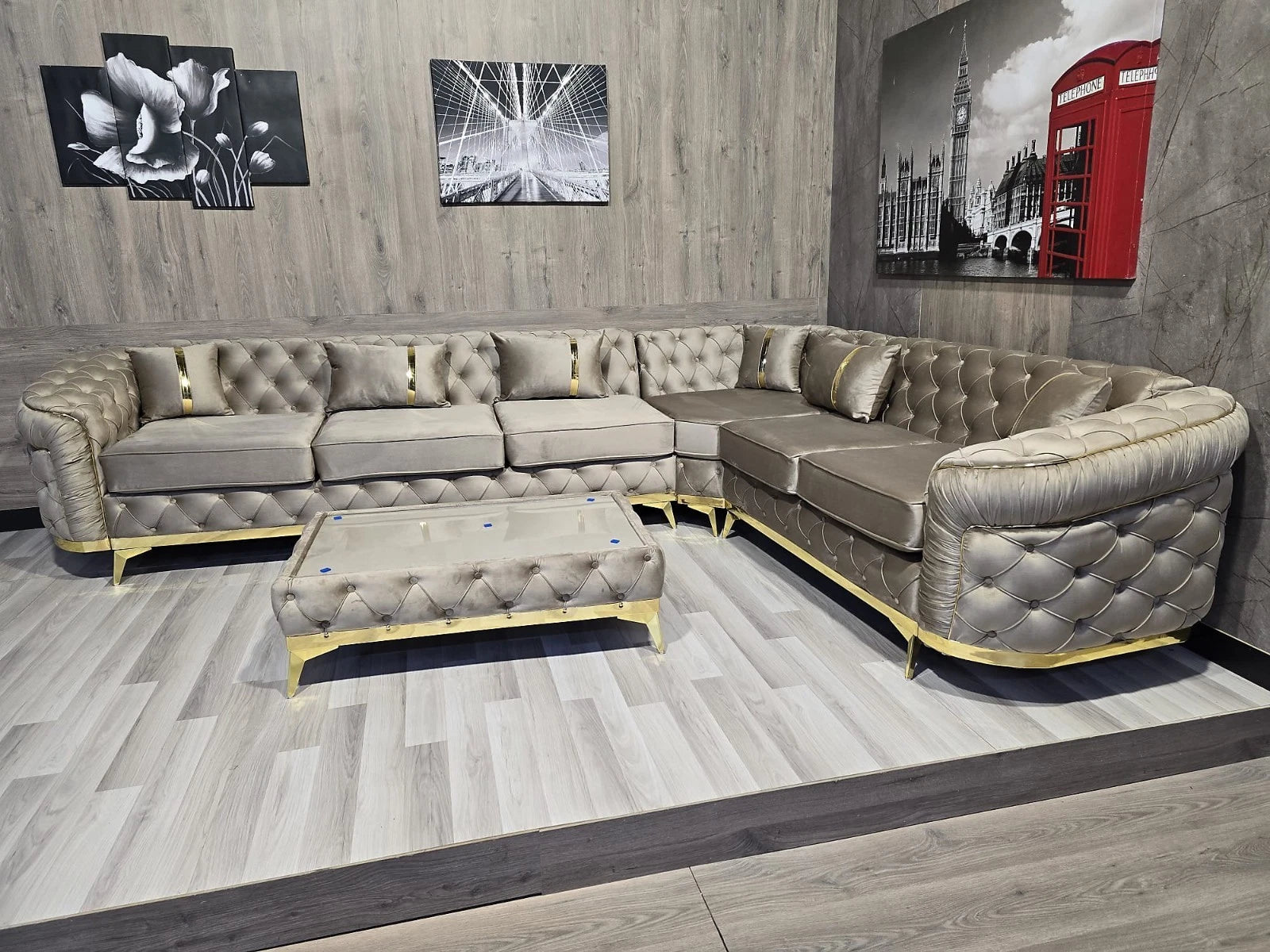 Ambassador Chesterfield Corner Sofa